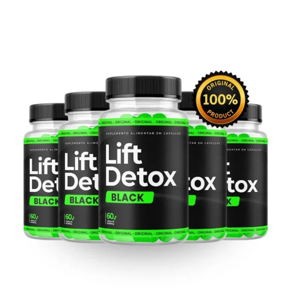 Lift Detox Black 5 frascos